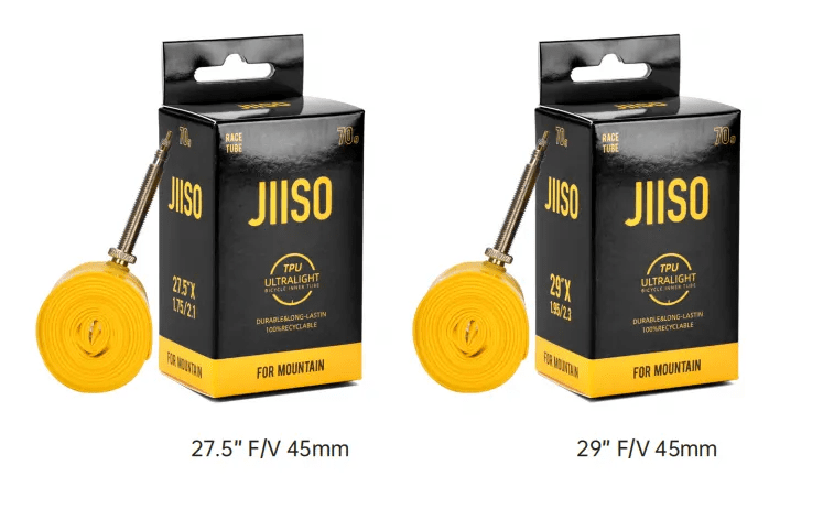 JIISO TPU Bike Inner Tube For Mountain Bike 27.5" and 29" FV45mm Presta Value MTB Tire Tubes | Backcountry Sportsman