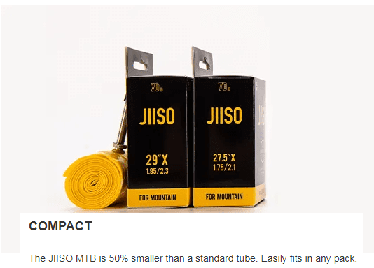 JIISO TPU Bike Inner Tube For Mountain Bike 27.5" and 29" FV45mm Presta Value MTB Tire Tubes | Backcountry Sportsman