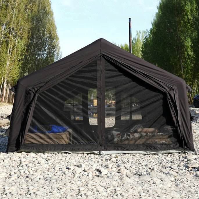 Coody 17.2 (Koala-7) Black Inflatable Tent House for Camping (2-10 person) | Backcountry Sportsman
