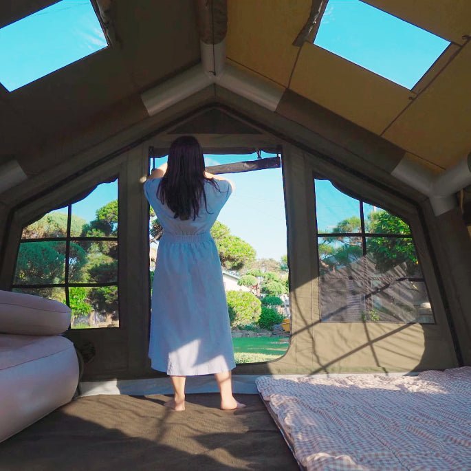 Coody 17.2 (Koala-7) Forest Green Inflatable Tent House for Camping (2-10 person) | Backcountry Sportsman