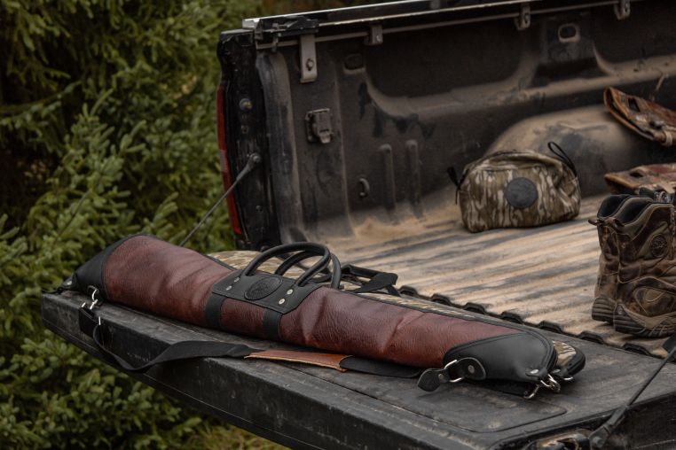 Bison Leather Shotgun Case | Backcountry Sportsman
