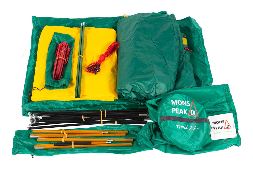 Trail 21+ 2 Person and 1+ Person 2-in-1 Backpacking Tent (Both Sizes Included) | Backcountry Sportsman