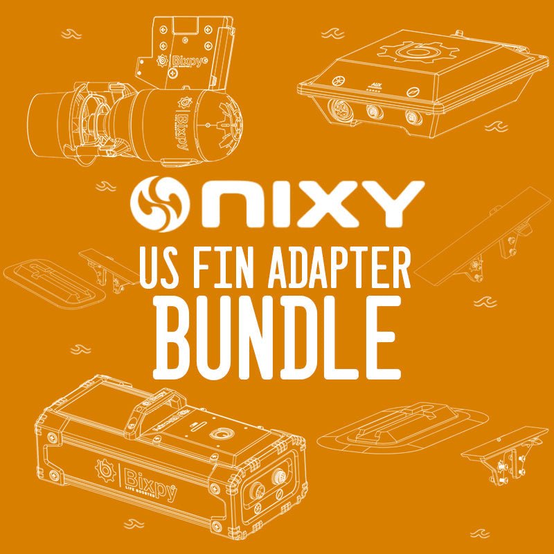 Nixy/Bixpy K-1 Outboard Kit - US Fin Adapter Bundle | Backcountry Sportsman
