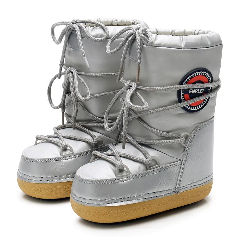 Trendy Parent-Child Flat Heel Ski Boots | Backcountry Sportsman
