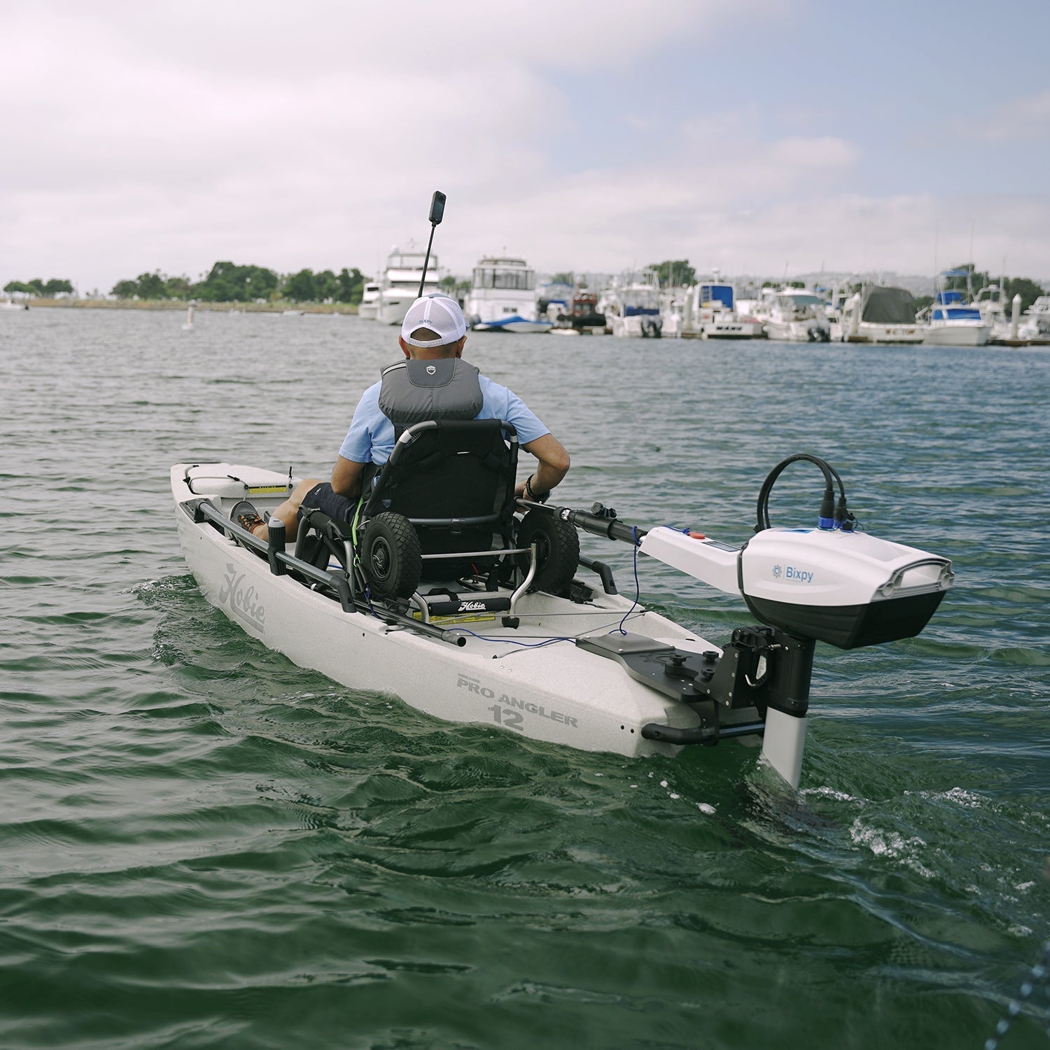 Bixpy Power Pole to Transom Conversion Adapter | Backcountry Sportsman