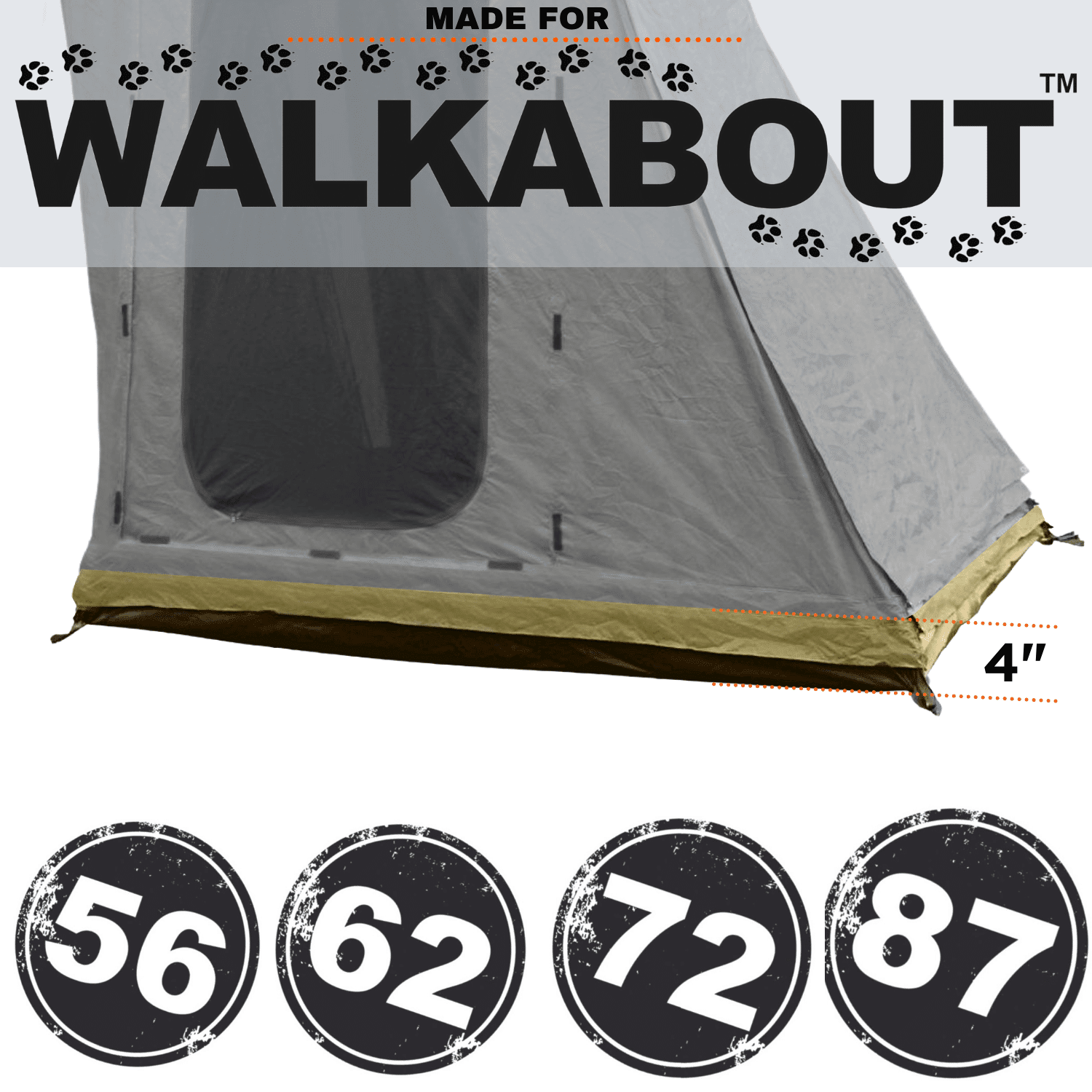 Annex Extension 4 Inch Walkabout 62 Olive | Backcountry Sportsman
