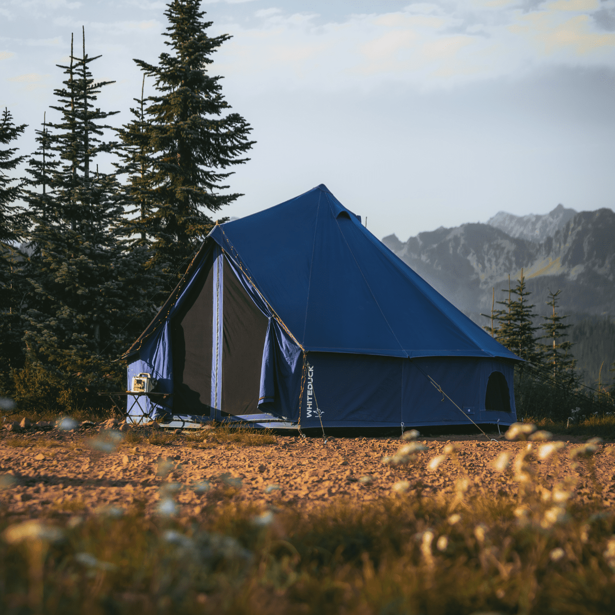 16' Regatta Bell Tent - Sapphire Blue | Backcountry Sportsman