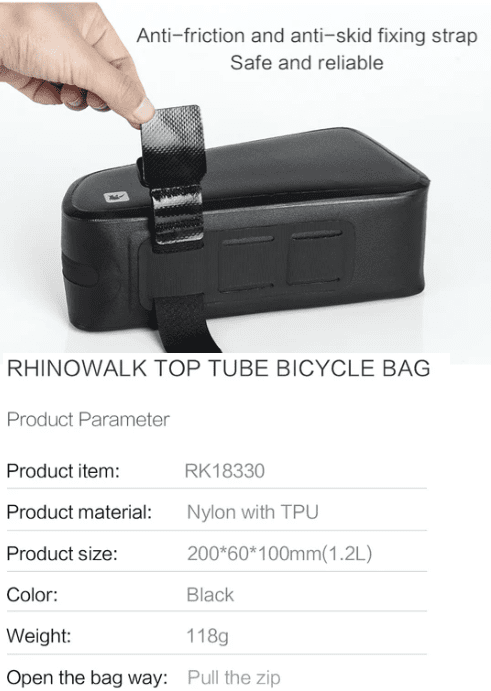 Rhinowalk Bicycle Frame Bag - Professional Cycling Accessory-RK18330 | Backcountry Sportsman