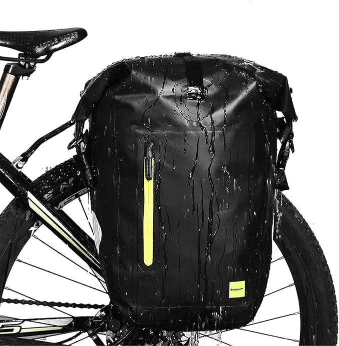 Rhinowalk 25 Liter Waterproof Bike Pannier Bag- Cargo Rack Saddle Bag Shoulder Bag Laptop Pannier Bag | Backcountry Sportsman