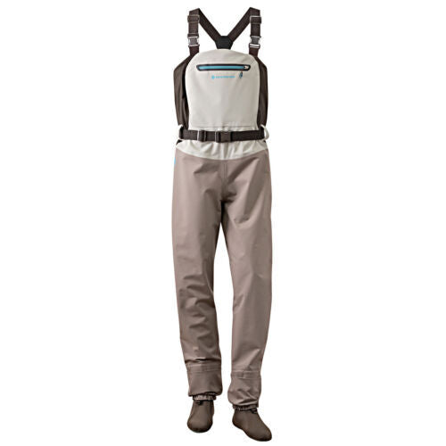 BASSDASH IMMERSE Women’s Breathable Stocking Foot Fishing Waders Waterproof Lightweight Chest Wader | Backcountry Sportsman
