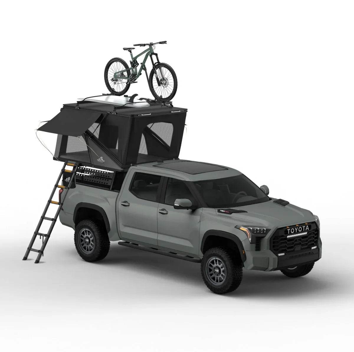 Alpine 61 Hardshell Rooftop Tent – Aluminum, 2–3 Person, 4-Season Overland Tent for SUVs & Trucks – Black Compact Design | Backcountry Sportsman