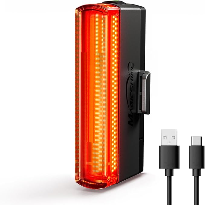 Magicshine Tail Light SEEMEE 50 V2.0, Rear Bike Light with USB C Rechargeable, 50 Lumen IPX6 Waterproof Bicycle Tail Lights for Night Riding, Smart Cycling Safety Bike Taillights | Backcountry Sportsman