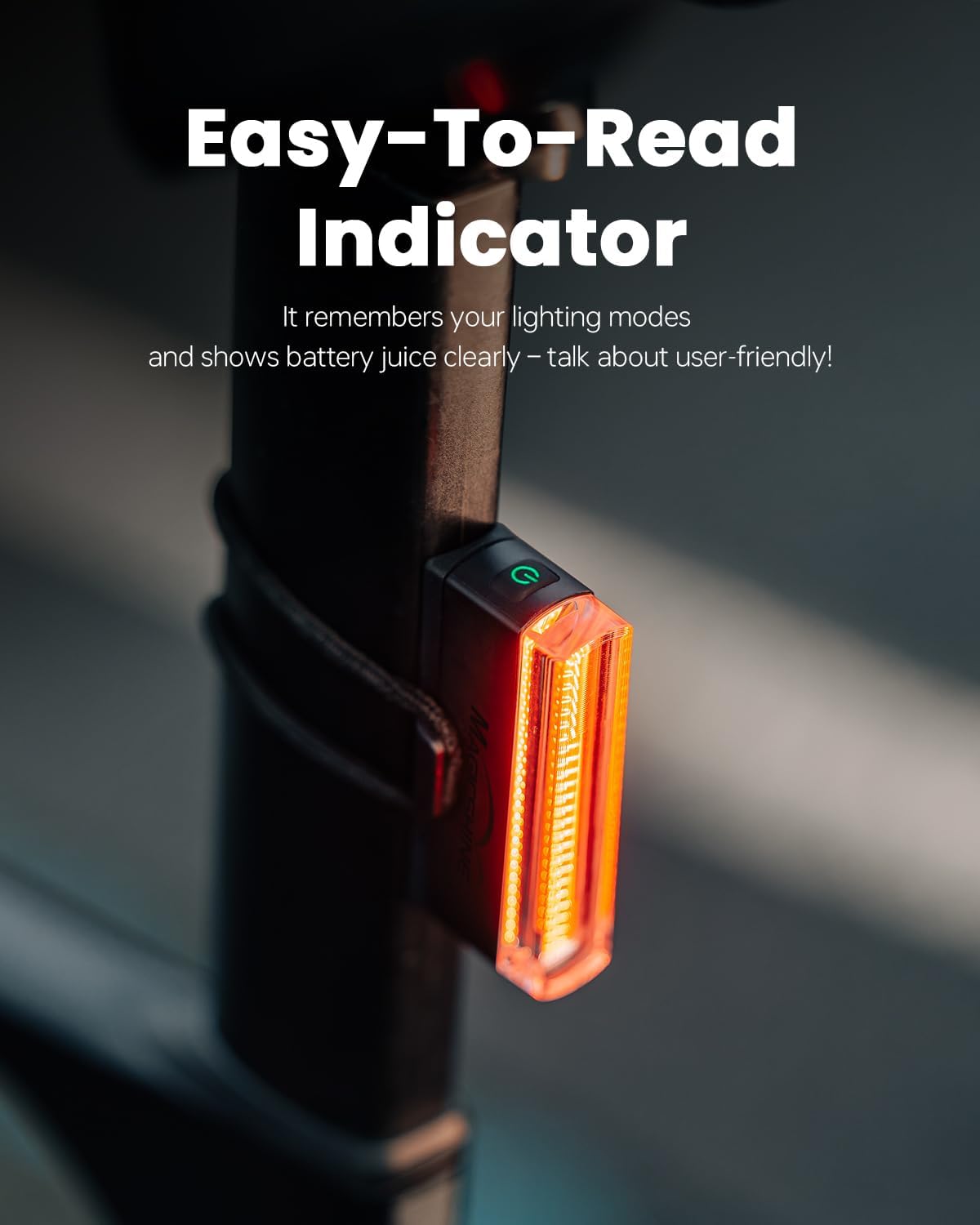 Magicshine Tail Light SEEMEE 50 V2.0, Rear Bike Light with USB C Rechargeable, 50 Lumen IPX6 Waterproof Bicycle Tail Lights for Night Riding, Smart Cycling Safety Bike Taillights | Backcountry Sportsman