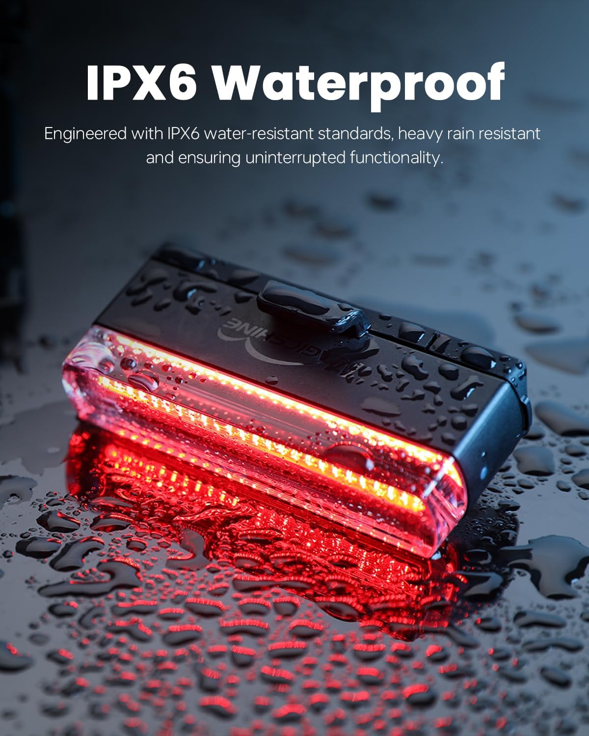 Magicshine Tail Light SEEMEE 50 V2.0, Rear Bike Light with USB C Rechargeable, 50 Lumen IPX6 Waterproof Bicycle Tail Lights for Night Riding, Smart Cycling Safety Bike Taillights | Backcountry Sportsman