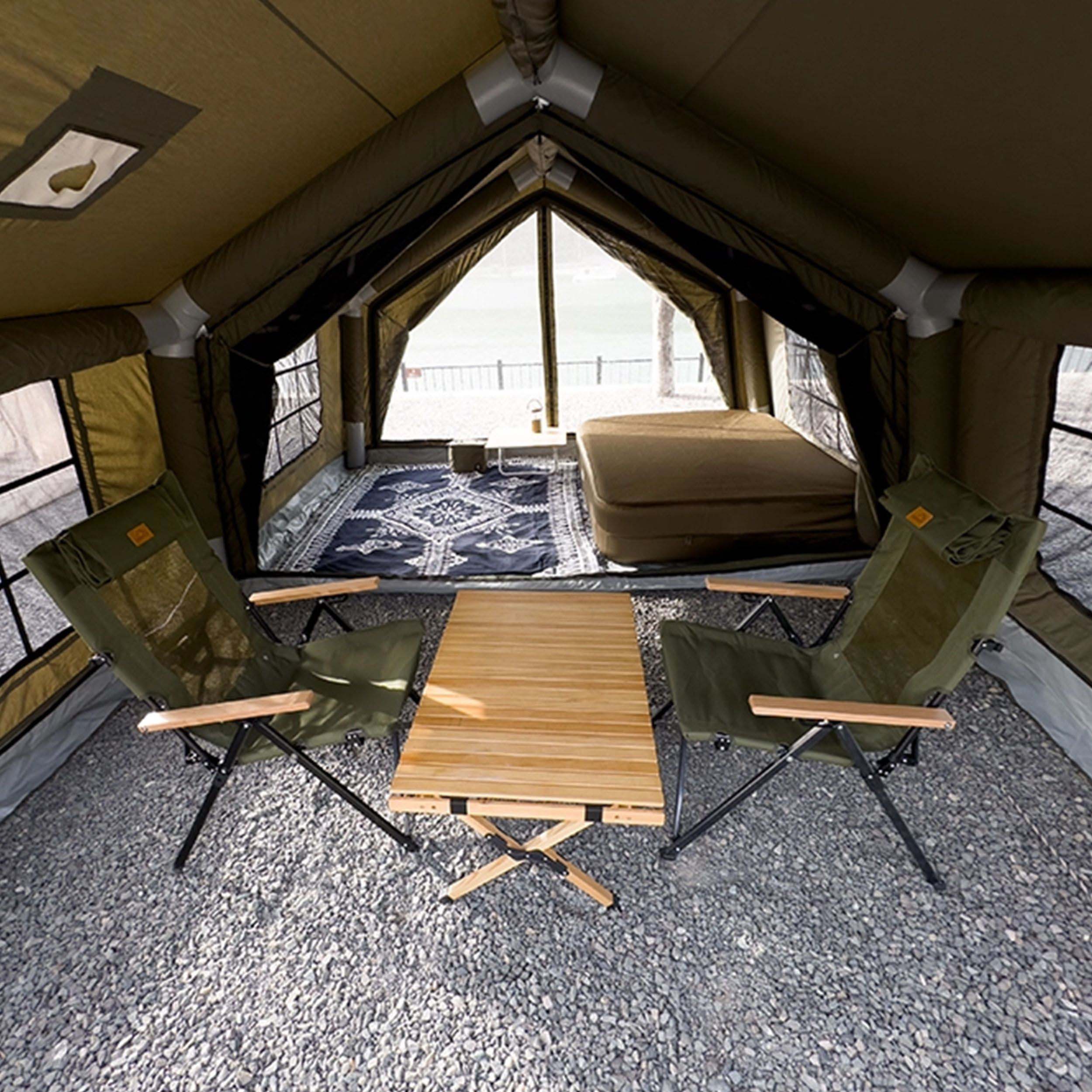 Coody 13.6 (Koala-5) Forest Green Inflatable Tent House for Camping (2-8 person) | Backcountry Sportsman