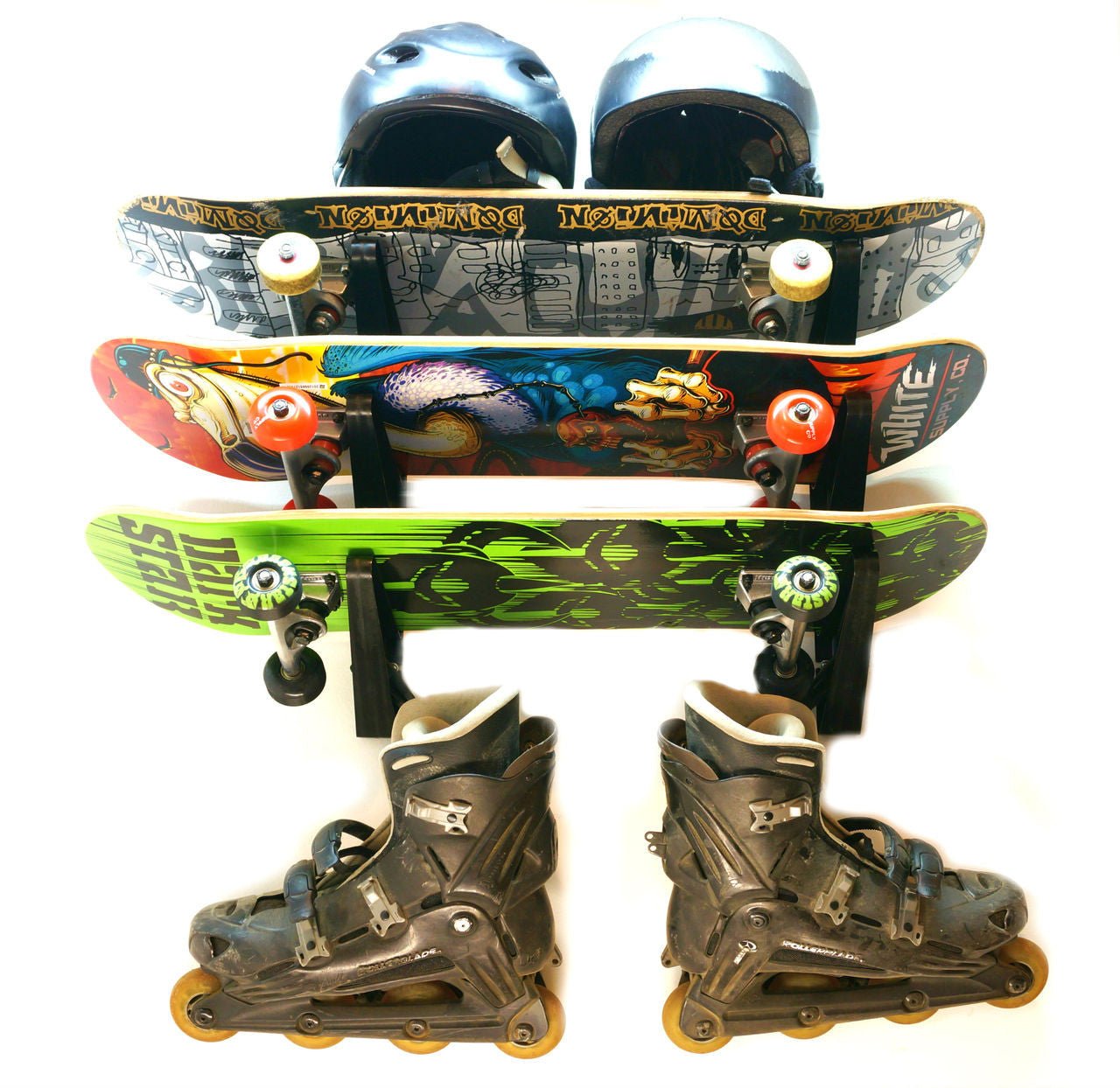 Trifecta Skateboard Storage Rack | 3 Levels | Backcountry Sportsman