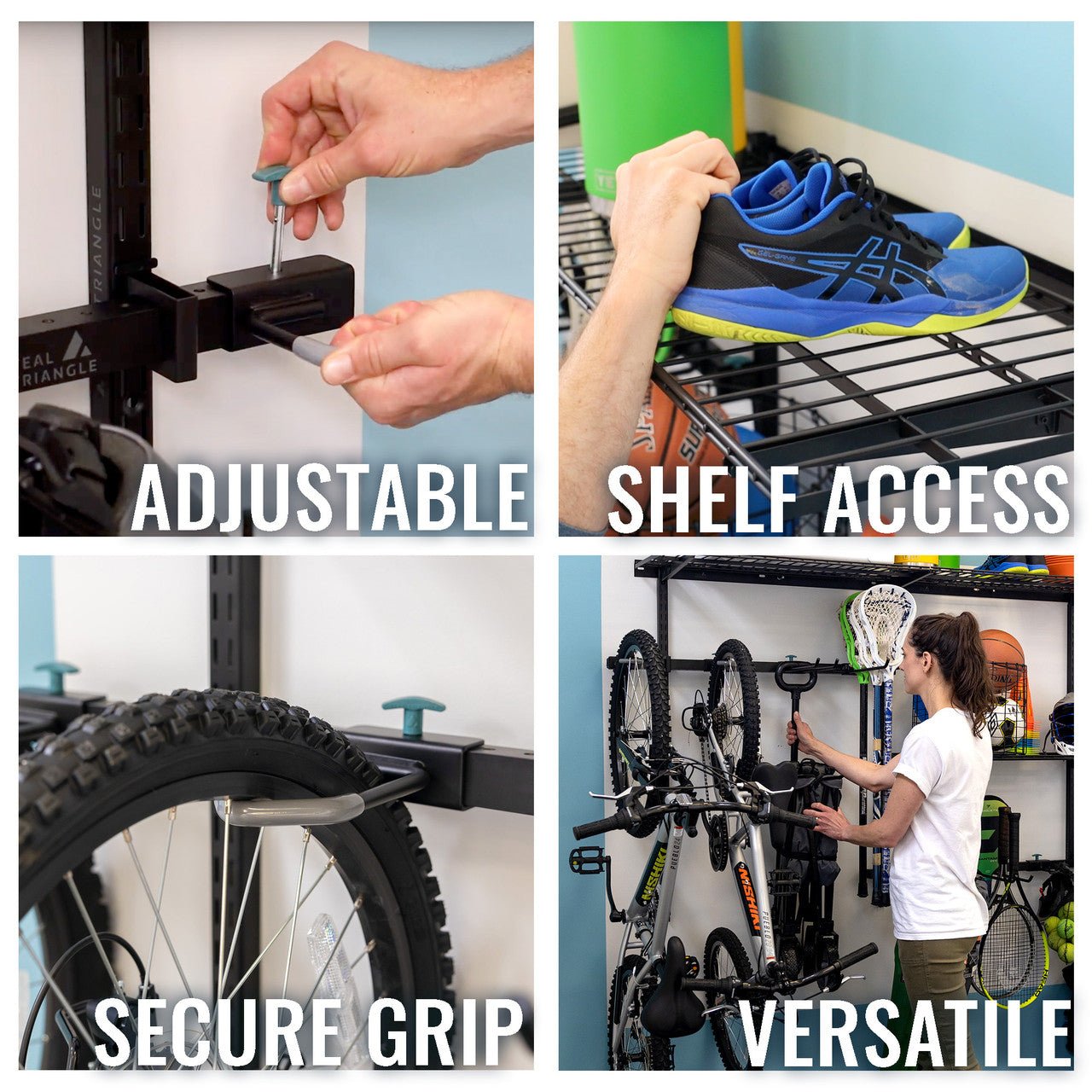 G-Sport Pro | Adjustable Wall Storage System | Holds 500 lbs | Backcountry Sportsman
