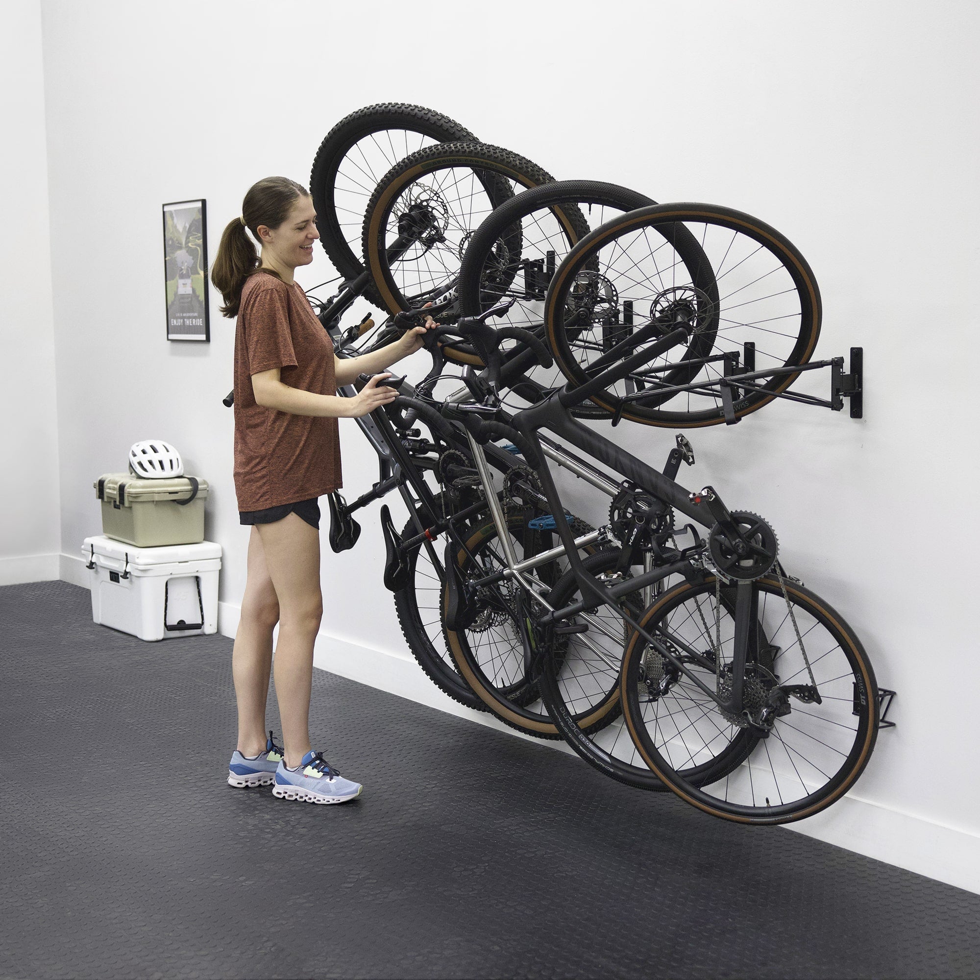 SwivelStow No-Lift Bike Rack | 2 MTB & 2 Road | 4 Pack | Backcountry Sportsman