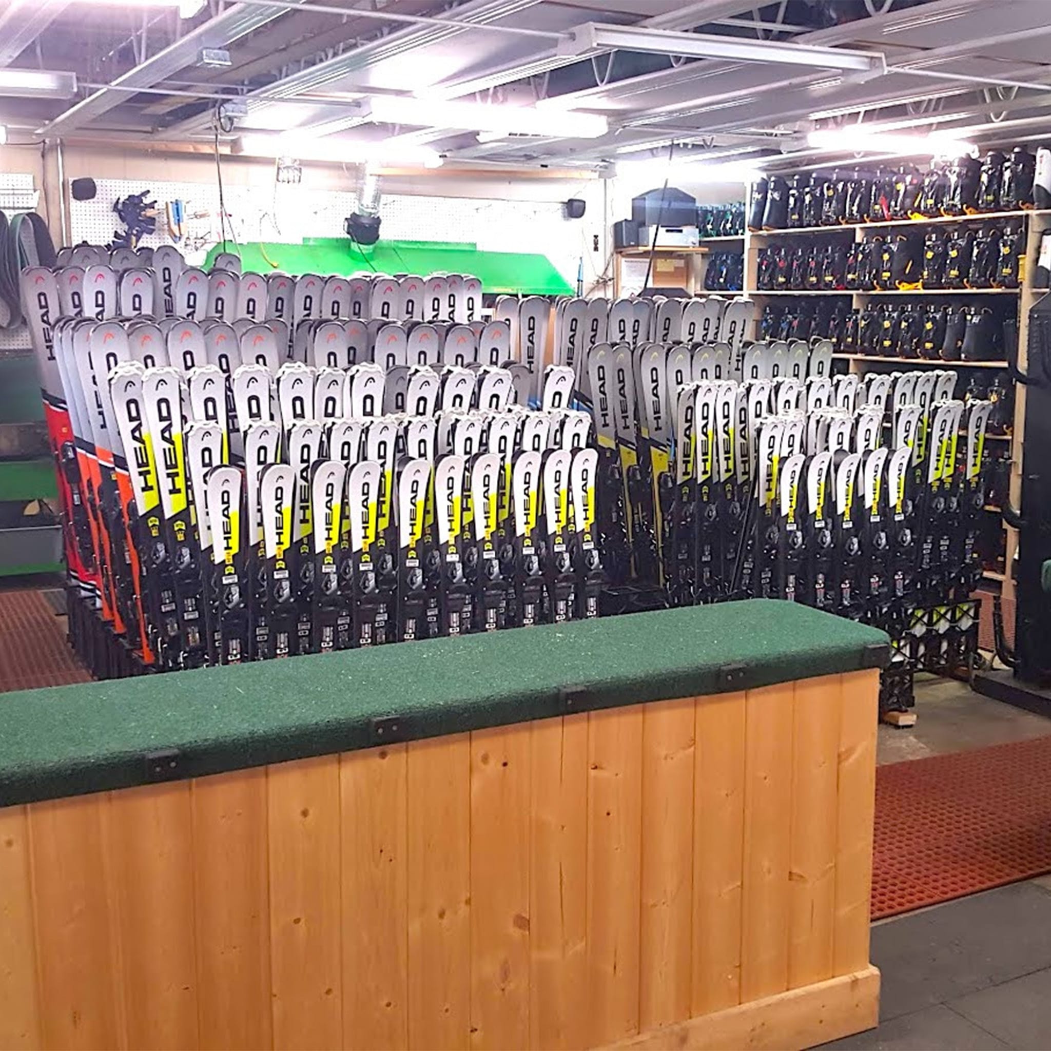 Telluride Ski Storage Rack for Rental Shops | Holds up to 16 Pairs of Skis | Backcountry Sportsman