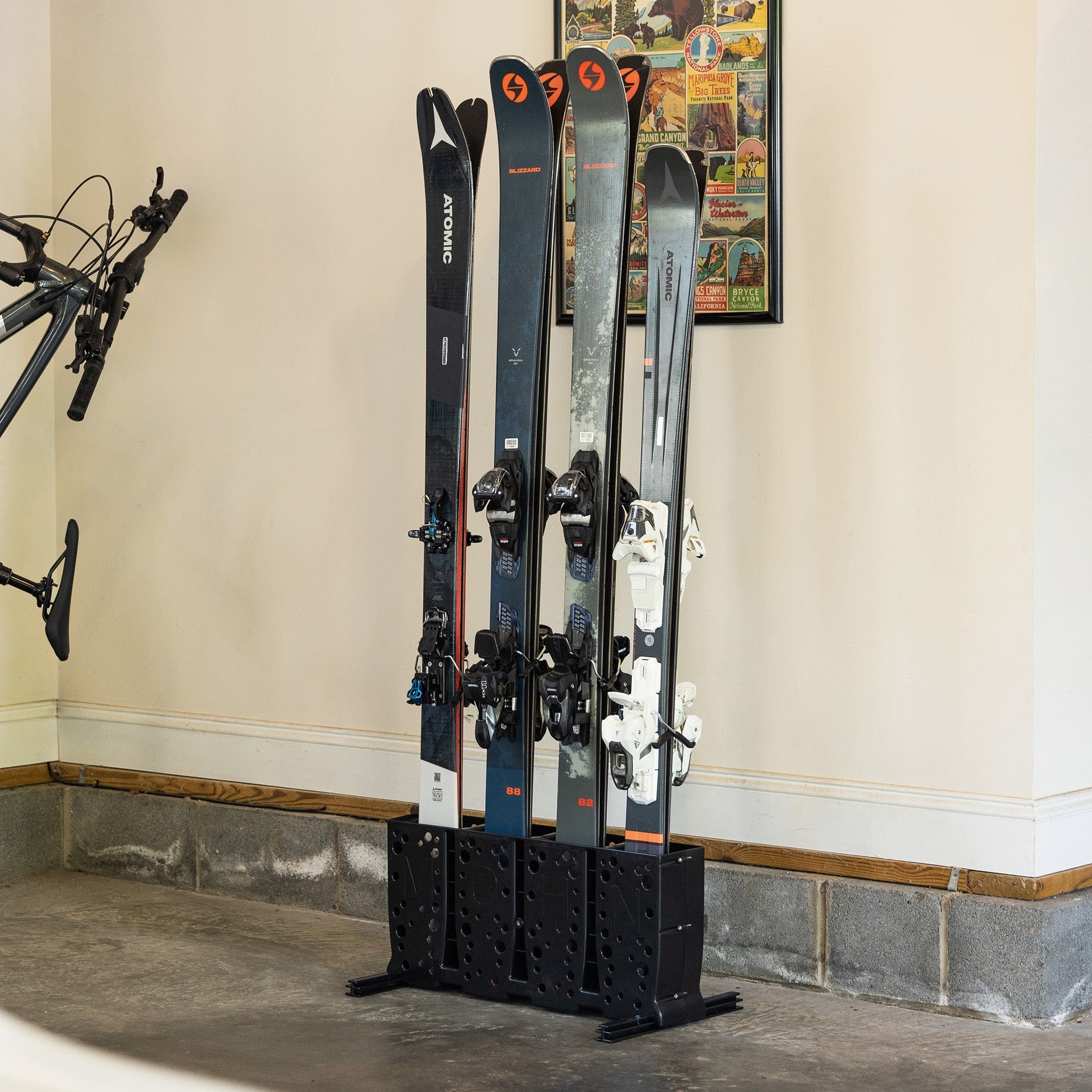 Telluride Ski Storage Rack | Holds 4 Pairs of Skis | Backcountry Sportsman