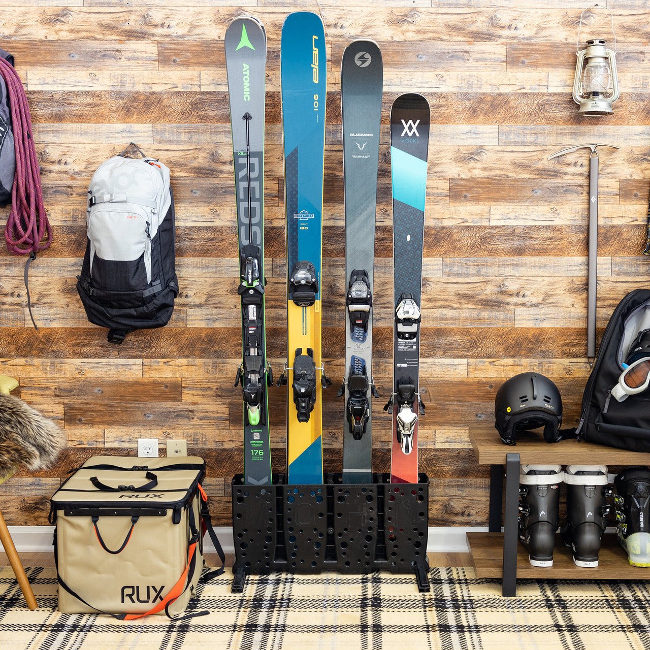 Telluride Ski Storage Rack | Holds 4 Pairs of Skis | Backcountry Sportsman