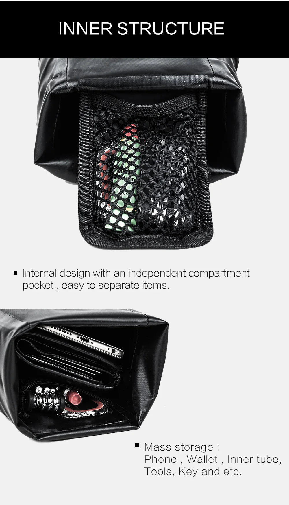 Rhinowalk Waterproof Bike Saddle Seat Bag 2.5L/4L-TF551-TF552 | Backcountry Sportsman