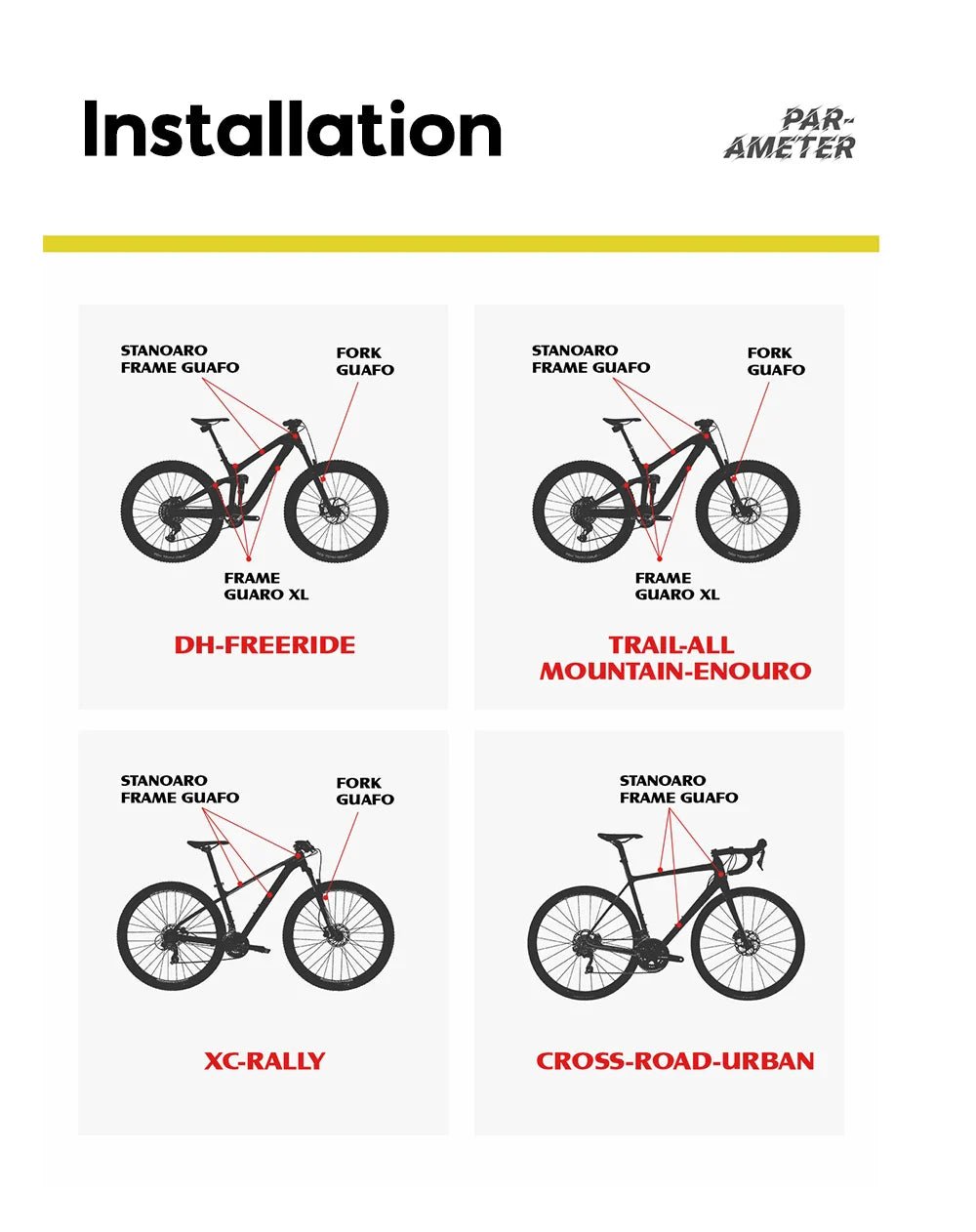 ENLEE TPU Bicycle Frame Protector Anti-Scratch Bicycle Protection Film Bike Protector Thick Sticker Strong Upgraded Material | Backcountry Sportsman