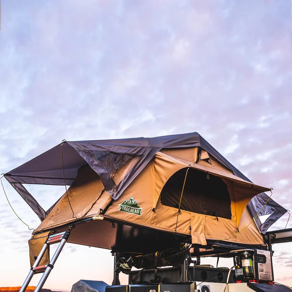 Trailhead Softshell Rooftop Tent – 2 Person – Tan – Lightweight Camping Setup | Backcountry Sportsman