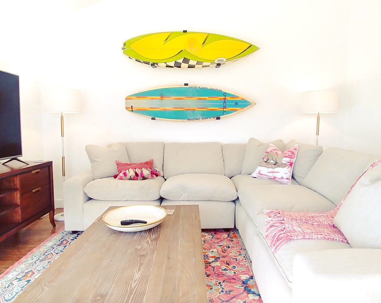 Kirra Minimalist Surfboard Display Rack | Holds 30 lbs | Backcountry Sportsman