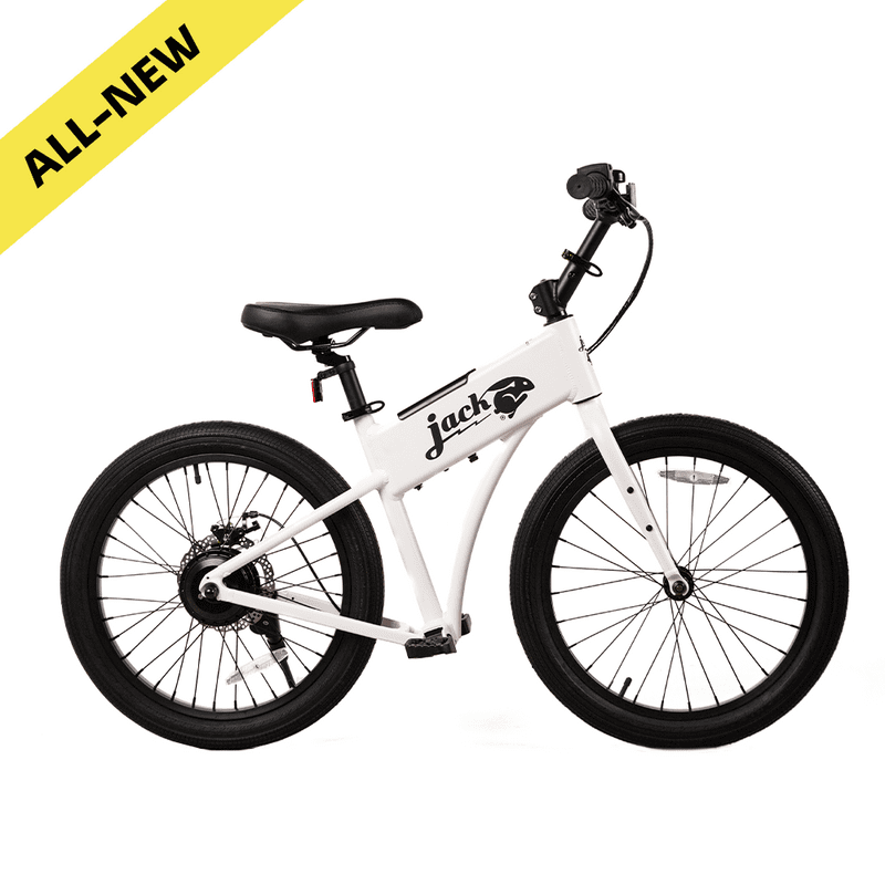 JackRabbit OG2 - Lightweight & Compact Micro eBike, White | Backcountry Sportsman