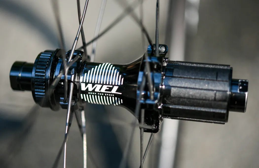 WIEL Carbon Tubeless Clincher Disc Brake 1290g Wheelset-Gold/Black Logo | Backcountry Sportsman