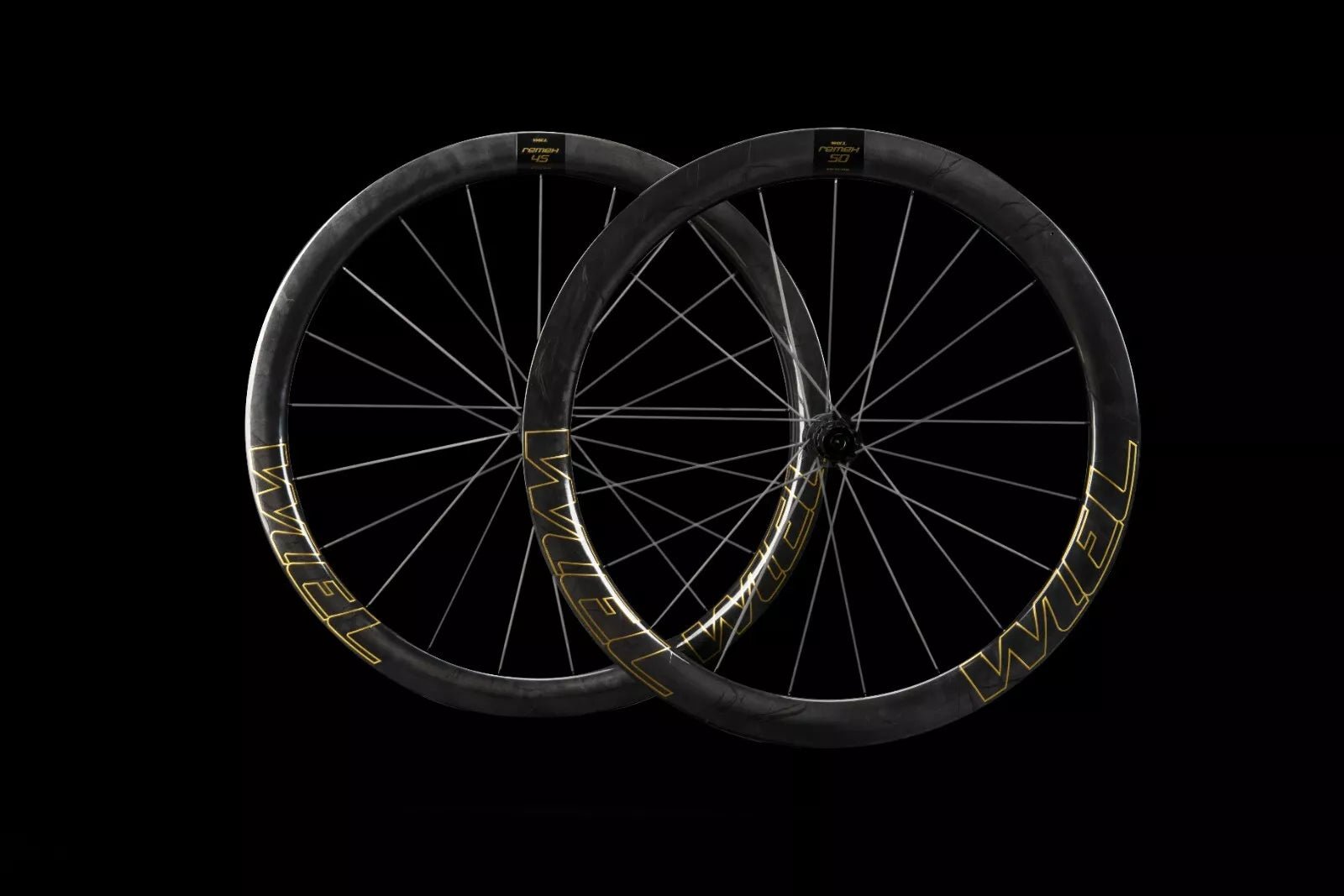WIEL Carbon Tubeless Clincher Disc Brake 1290g Wheelset-Gold/Black Logo | Backcountry Sportsman