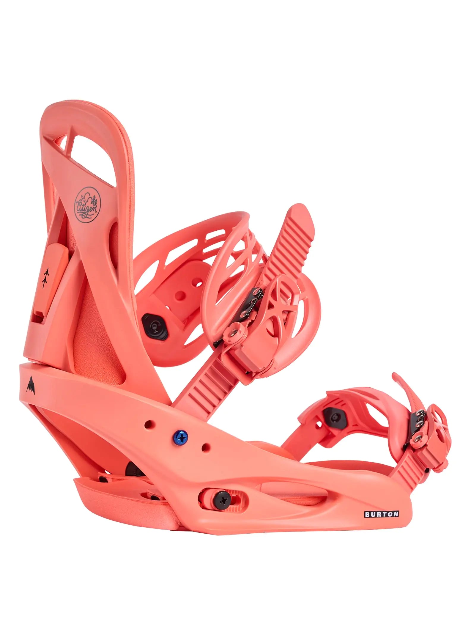 Burton Womens Citizen Re:Flex Snowboard Bindings Peach Echo M | Backcountry Sportsman