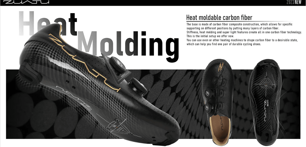 ZUATU Z001 Cycling Shoes for top athletes specializing in carbon fiber technology | Backcountry Sportsman